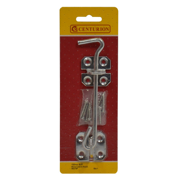 Centurion - Wire Cabin Hooks, Zinc Plated, 150mm