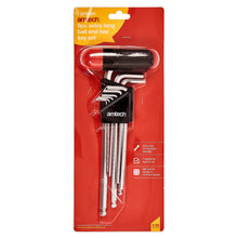 Load image into Gallery viewer, Amtech - 9 Piece Extra Long Ball End Hex Key Set

