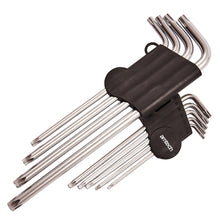 Load image into Gallery viewer, Amtech - 9pc Extra Long Offset Torx@ Key Set
