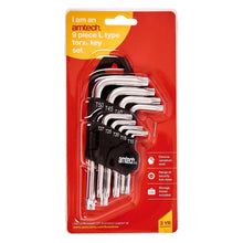 Load image into Gallery viewer, Amtech - 9 Piece L Type Torx@ Key set
