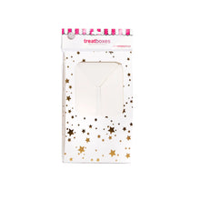 Load image into Gallery viewer, Anniversary House Treat Boxes - Pack of 2 Square Boxes with Windows
