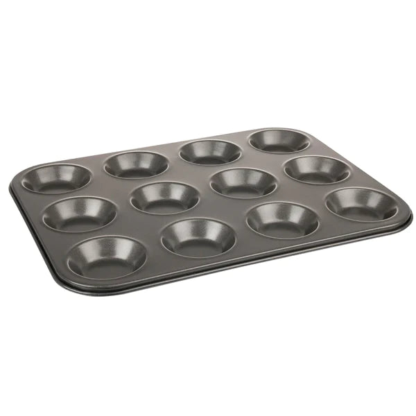 Luxe Kitchen 12 Cup Bun Pan 31x24x1.5cm