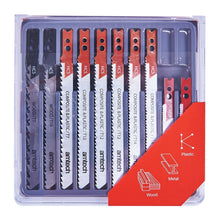 Load image into Gallery viewer, Amtech - 10pc Jigsaw Blade Set - Clamp Fitting
