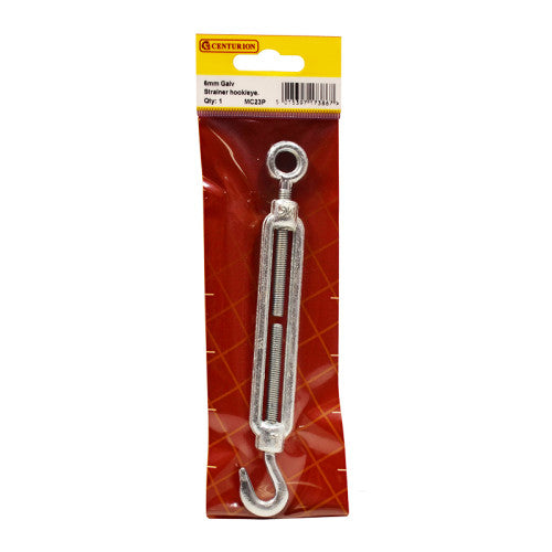 Centurion - 6mm Galvanised Forged Tensioner Hook & Eye - MC23P