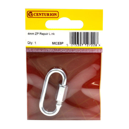 Centurion - 4mm Zinc Plated Quick Repair Link - MC33P