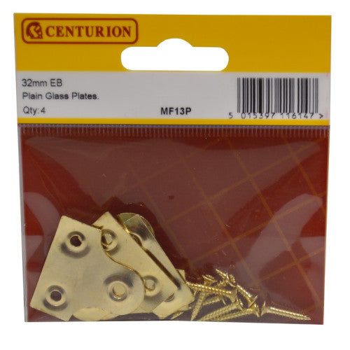 Centurion - 32mm Plain Glass Plates - MF13P