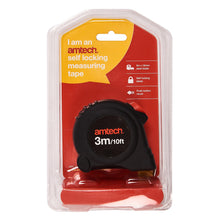 Load image into Gallery viewer, Amtech - Self Locking Measuring Tape 3m/10ft
