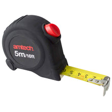 Load image into Gallery viewer, Amtech - Self Locking Measuring Tape 5m/16ft
