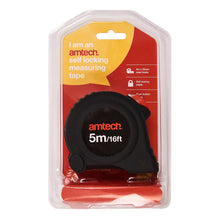 Load image into Gallery viewer, Amtech - Self Locking Measuring Tape 5m/16ft
