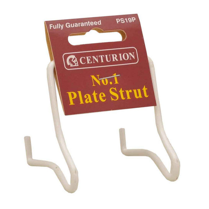 Centurion - Plastic Coated Wire Plate Strut, 65mm, White, 1pk