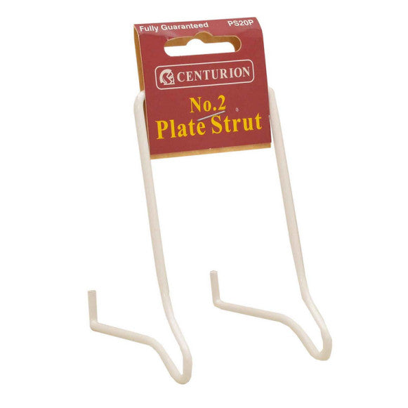 Centurion - Plastic Coated Wire Plate Strut, 100mm, White, 1pk
