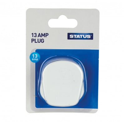STATUS 13AMP WHITE PLUG