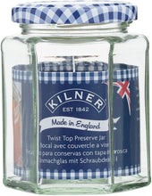 Load image into Gallery viewer, Kilner Hexagonal Twist Top Jar 280ml/9.5 US fl oz
