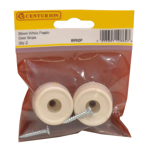 Centurion - 35mm Plastic Door Stops (Pack of 2) RP02P