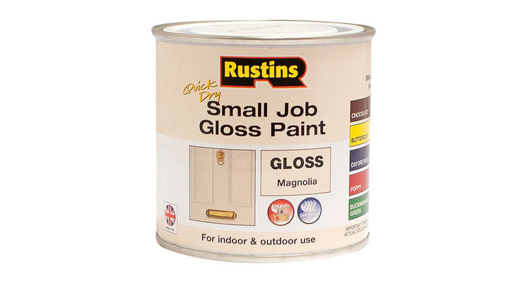 Rustins Quick Dry Small Gloss Paint - Magnolia Gloss 250ml