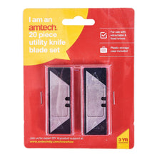 Load image into Gallery viewer, Amtech - 20 Piece Utility Knife Blade Set
