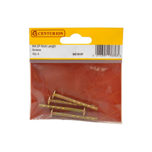 Centurion - M4 Multi Length Screws (Pack of 4) - SE161P