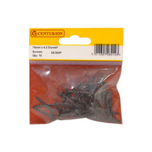 Load image into Gallery viewer, Centurion Drywall Screws, 4.2 x 75mm, Black Phosphate Coating pack of 10
