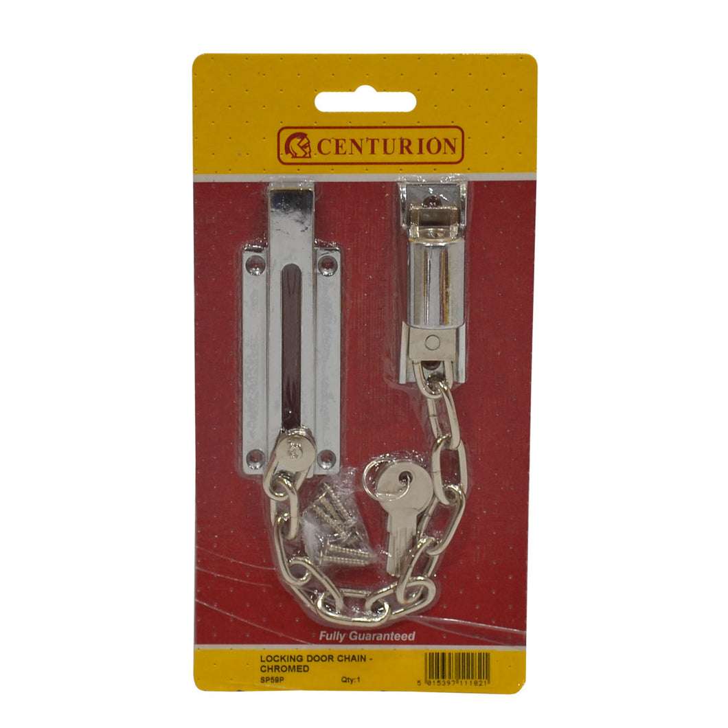 Centurion - Locking Door Chain, Chromed