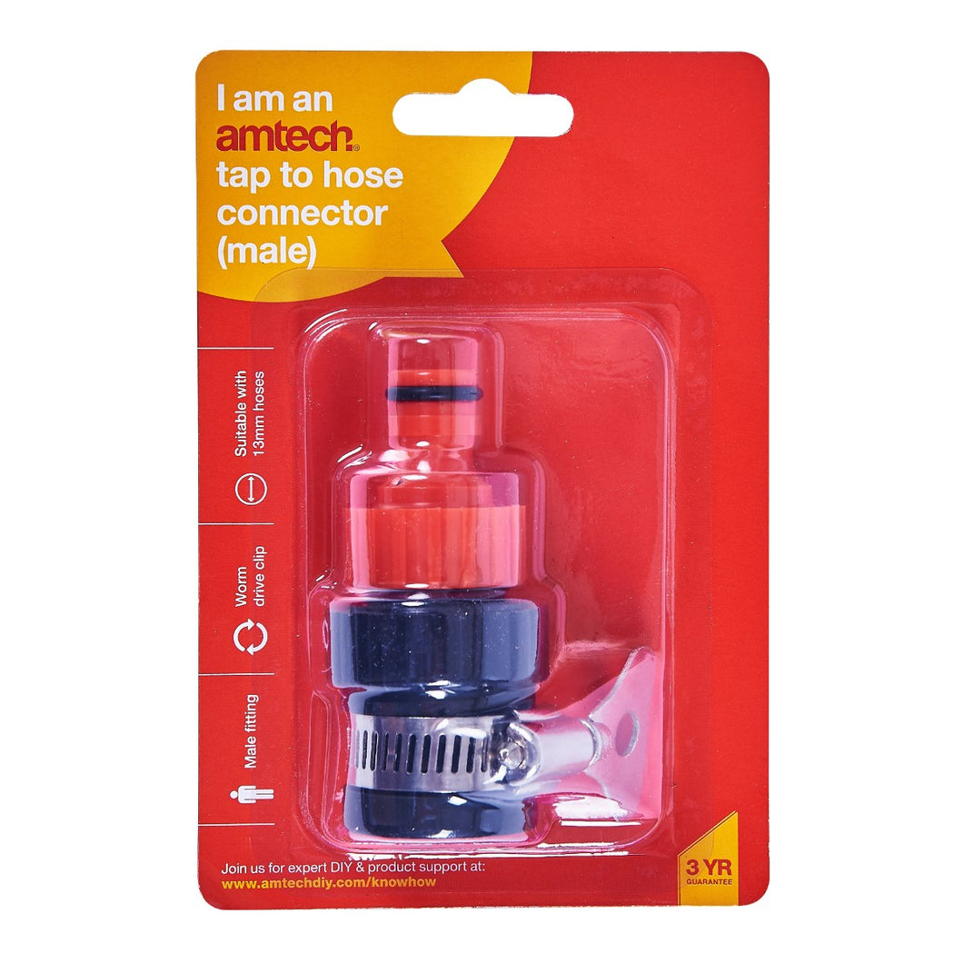 Amtech Tap to Hose Connector (Male)