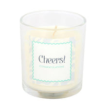 Load image into Gallery viewer, Cheers Congratulations Champagne Fizz Candle
