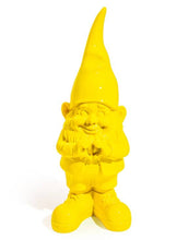 Load image into Gallery viewer, Medium Bright Yellow "Heart Hands" Gnome Figure

