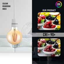 Load image into Gallery viewer, Vintage LED Bulb E27 G80 Dimmable 4W Globe Light Warm White ~3377
