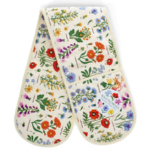 Load image into Gallery viewer, Double Oven Glove - Wild Flowers
