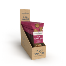 Load image into Gallery viewer, Paw Scratchies Dog Snack · Pulled Pork Flavour Dog Bites
