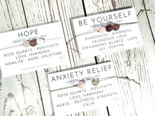 Load image into Gallery viewer, Crystal Support Bracelets: And Breathe
