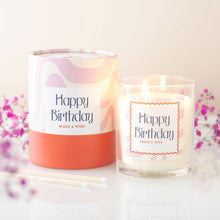 Load image into Gallery viewer, Happy Birthday Vanilla Cake Candle

