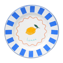 Load image into Gallery viewer, Lemon Enamel Plate - 25cm | Summer Tableware |
