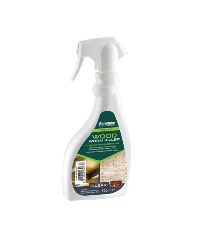 Barrettine Wood Worm Killer 500ml Spray