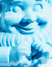 Load image into Gallery viewer, Medium Bright Blue "Heart Hands" Gnome Figure
