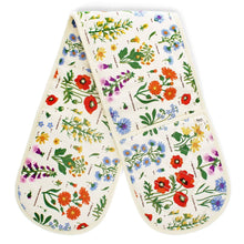 Load image into Gallery viewer, Double Oven Glove - Wild Flowers
