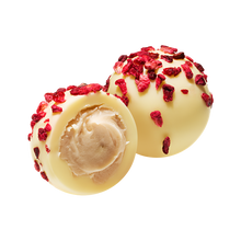 Load image into Gallery viewer, Raspberry and Marc de Champagne Truffles (6 truffles)
