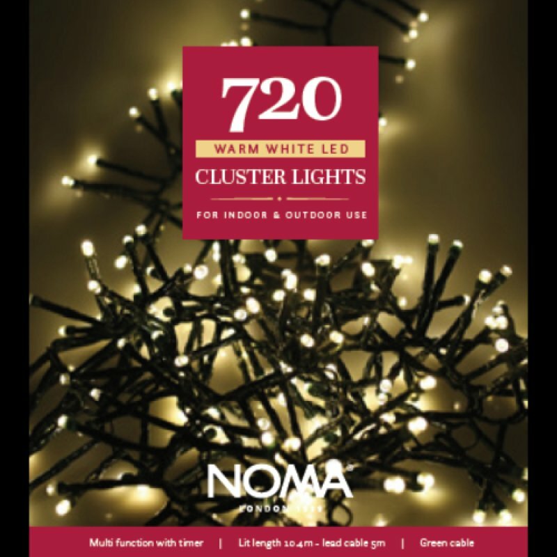 Noma 720 Warm White LED Cluster Lights