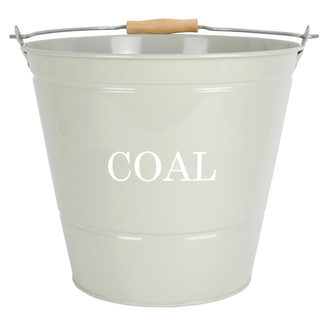 Manor Fireside Olive Green Metal Coal Bucket