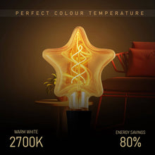 Load image into Gallery viewer, E27 LED Filament Bulb 4W Star Light Bulb Warm White ~4060
