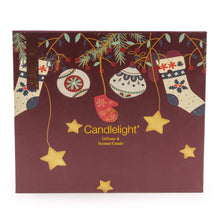 Load image into Gallery viewer, Diffuser &amp; Candle Gift Set – Red Stockings &amp; Baubles 6pk
