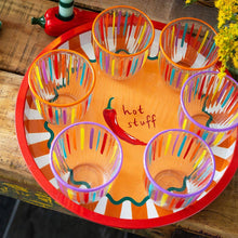 Load image into Gallery viewer, Chilli Tin Tray - 30cm
