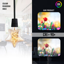 Load image into Gallery viewer, E27 LED Filament Bulb 4W Star Light Bulb Warm White ~4060
