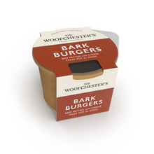 Load image into Gallery viewer, Bark Burgers Treat Pot · Mini Cheese Burgers Dog Treats
