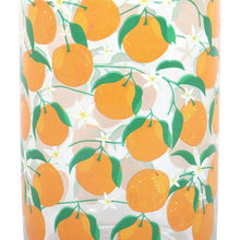 Load image into Gallery viewer, Orange Print Can Glass
