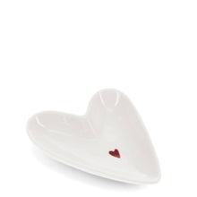 Load image into Gallery viewer, Mini Glossy Ceramic Trinket Dish - Heart
