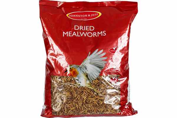 Johnstone & Jeff Dried Mealworms 1Kg Bag