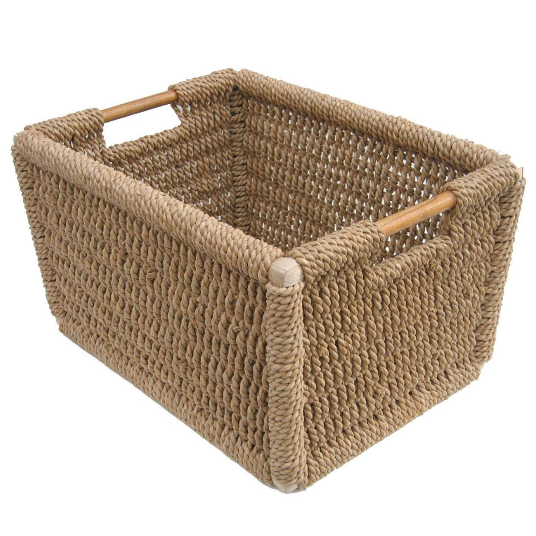 Manor Fireside Rushden Log Basket H31cm, W53cm, D40cm