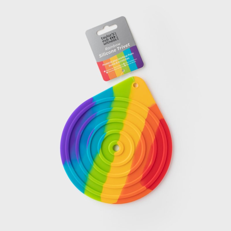 Taylor's Eye Witness Rainbow Silicone Trivet