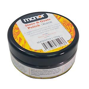 Manor MAN007A Stove + Grate Polish Black 170g