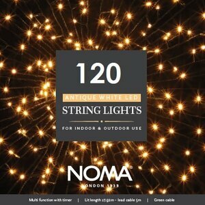 Noma 120 Antique White LED String Lights